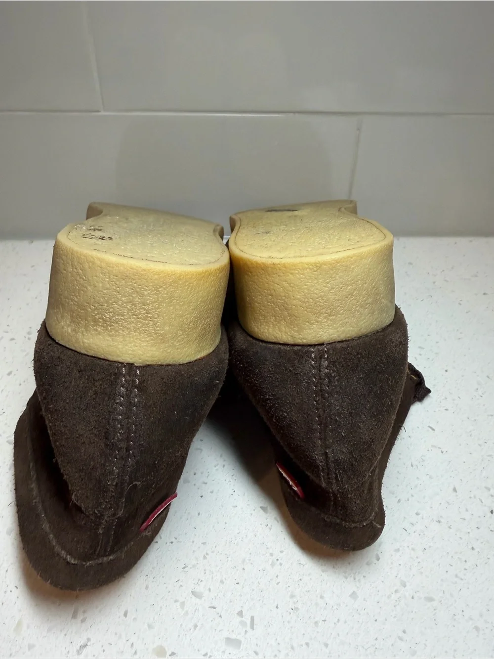 Clarks Men’s Chukka Boots Dark Brown Suede Stinson shoes hi ankle men’s size 8